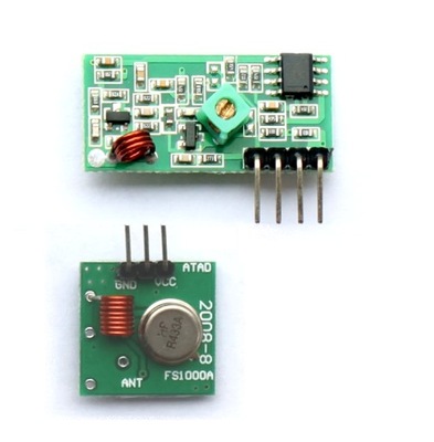 Moduł nadajnika i odbiornika RF 433 Mhz