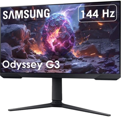 Monitor Samsung LED 24" LS24AG300 144HZ Odyssey G3 VA reg wysokości, PIVOT