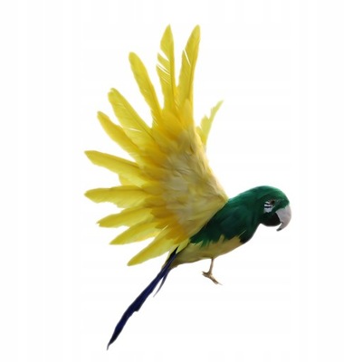Sztuczne Pióra Ptaki Papuga Drzewa Ozdoby