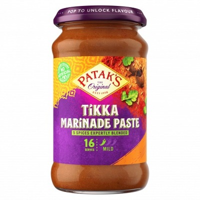 Łagodna Marynata Tikka Marinade Paste PATAK'S 300g