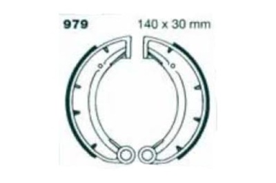 КОЛОДКИ ТОРМОЗНЫЕ EBC 979