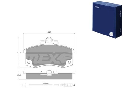 КОЛОДКИ ТОРМОЗНЫЕ TOMEX 10361 ŁADA TOMEX BRAKES