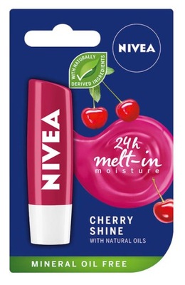 NIVEA Cherry Shine pomadka ochronna do ust