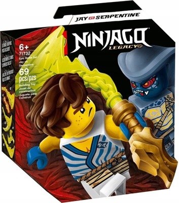 LEGO NINJAGO 71732 ZESTAW BOJOWY JAY KONTRA WĘŻON