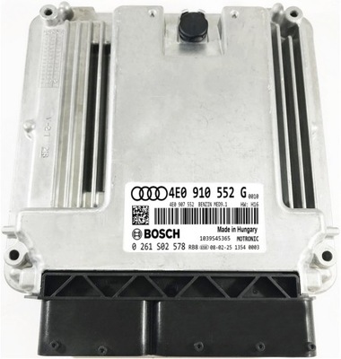 COMPUTADOR AUDI A8 5.2 4E0910552G 0261S02578  