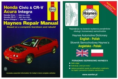 Honda Civic CR-V Acura Integra 94-01 instr Haynes фото