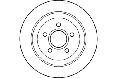 Trw гальмівні диски гальмівні 2szt chrysler задня pt cruiser фото №1