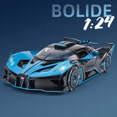 1:24 Bugatti Bolide Alloy samochód sportowy Model