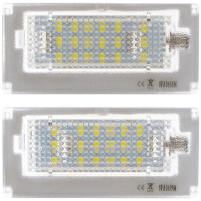 МІНІ COOPER R50 R52 R53 2ШТ ЛАМПОЧКА НОМЕРА LED (СВІТЛОДІОД) 