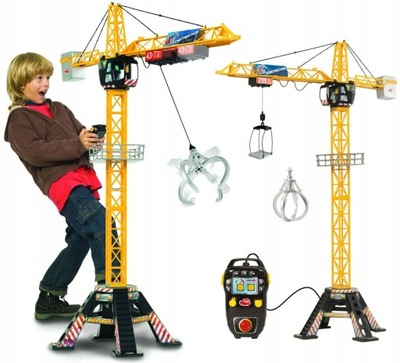 ZDALNIE STEROWANY DŹWIG ŻURAW CRANE TOYS 120CM