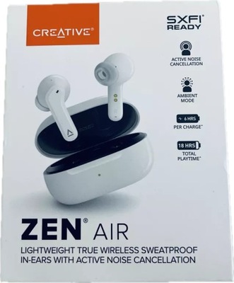 SŁUCHAWKI BEZPRZEWODOWE DOKANAŁOWE CREATIVE ZEN AIR