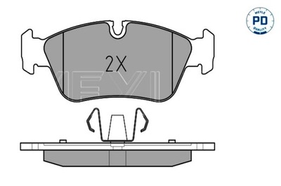 MEYLE TRINKELĖS STABDŽIŲ PRIEK. BMW 1 E81 1 E82 1 E87 1 E88 3 E90 1.6 