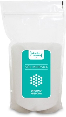 SÓL MORSKA DROBNO MIELONA 1 kg - CRYSTALLINE PLANET