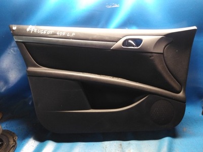 Обшивка оббивка двері лівий перед peugeot 407 фото №1