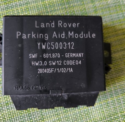 MODUŁ БЛОК УПРАВЛІННЯ ПАРКТРОНІК LAND ROVER DISCOVERY,RANGE ROVER / YWC500313