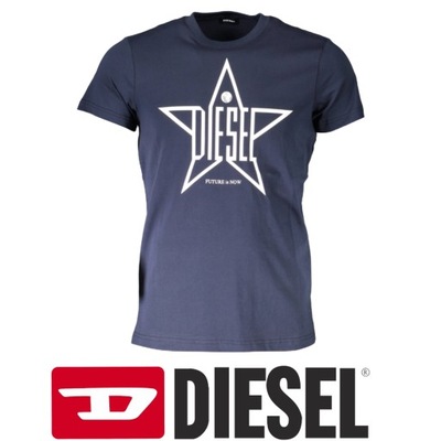 T-shirt męski DIESEL Granatowy r. XL