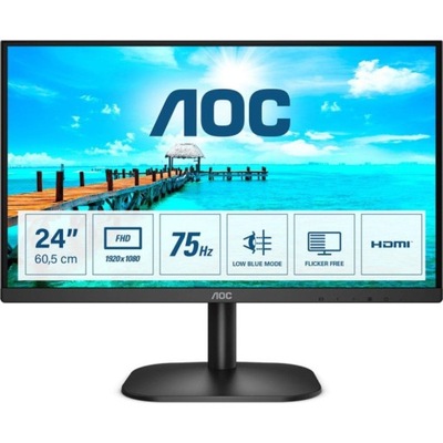 Monitor aoc 23,8" 24b2xhm2 vga hdmi