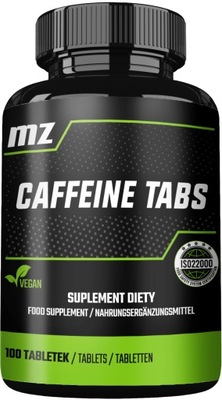 MZ-STORE Caffeine Tabs 100 tab. Kofeina w tabletkach