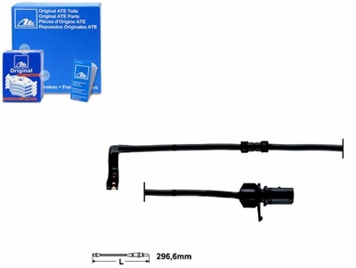 Датчик зносу гальмівних колодок audi a6 10- перед ate фото №1