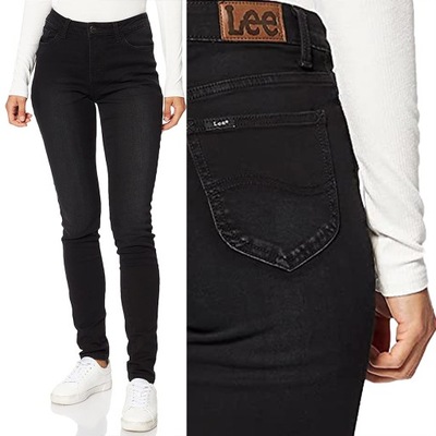 Lee LEGENDARY SKINNY Black CZARNE RURKI W31 L31