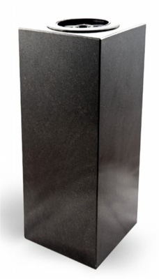 Wazon Granitowy Nagrobny Czarny 40cm