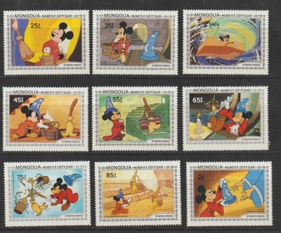 Bajka Mongolia znaczki czyste ** Disney