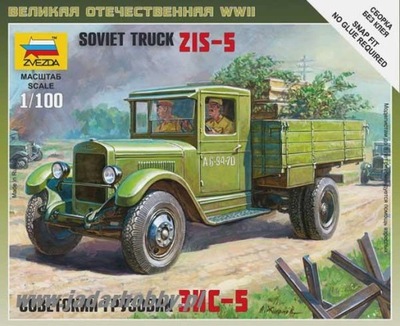 Zvezda 6124 1/100 ZIS-5 rosyjska ciężarówka z II wojny światowej