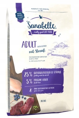 Sanabelle Adult Struś 10kg