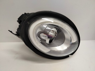 Mini f55 f56 full led серая надпись хром фара правый фото №1