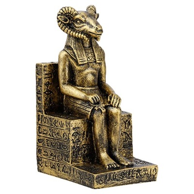 Starożytny mitologiczny posąg Anubisa,