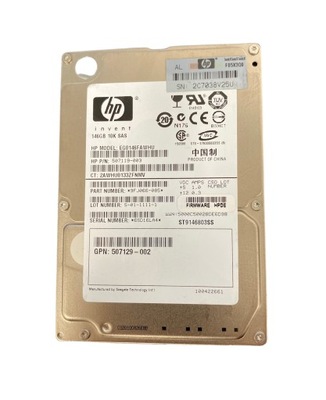 Dysk HP EG0146FAWHU 146 GB 2,5" SAS