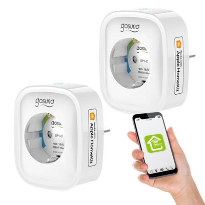 INTELIGENTNE GNIAZDKO WIFI HOME KIT 2 szt GOSUND