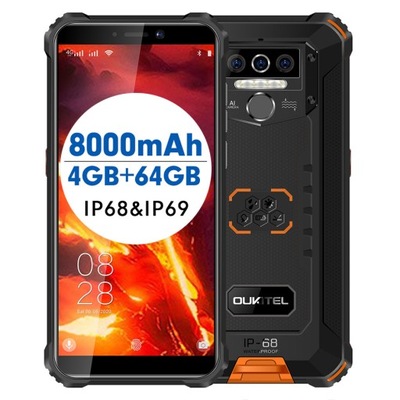 Oukitel WP5 Pro Smartfon 4G/64G Pomarańczowy