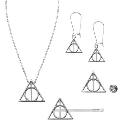 Insygnia Śmierci Zestaw Biżuterii Harry Potter