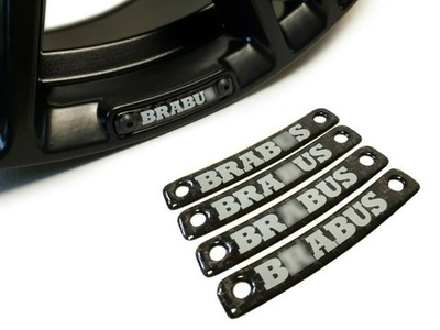 Emblematy Brabus felgi Mersedes W463 W464 carbon