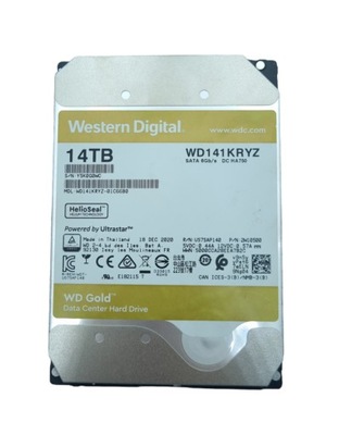 Dysk twardy Western Digital GOLD Enterprise 14TB SATA III 3,5"