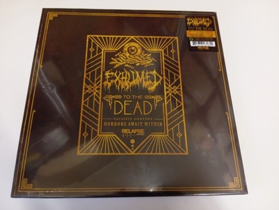 EXHUMED To The Dead death metal WINYL LP