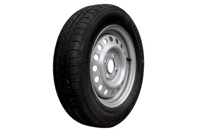 RUEDA PARA REMOLQUE NEUMÁTICO 165/70 R13 74N LLANTA DE ACERO 4JX13 4X100 ET:30 57MM  