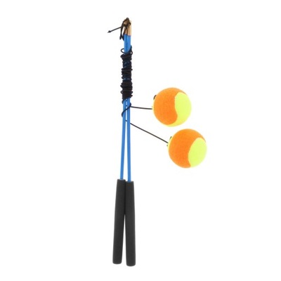 Fitness Ball Burning Tennis Training 35cm Niebieski pręt