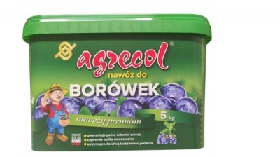 Nawóz BORÓWKI AMERYKAŃSKIEJ I ŻURAWINY 5kg Agrecol