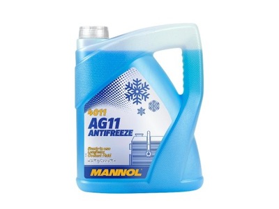 DETERGENT DO RADIATORS MANNOL - -40 C G11 5L BLUE  