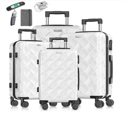 KESSER Walizka twarda zestaw ABS Reisekoffer Set 4-teilig 120 l