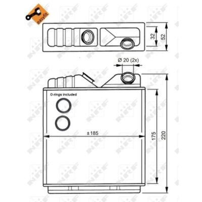 ОБОГРЕВАТЕЛЬ ASTRA F CALIBRA A ASTRA F 89-05