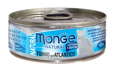 Monge Natural -Tuńczyk atlantycki 80g