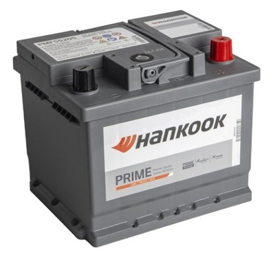 Акумулятор hankook prime 52ah 520a p+ amper фото №1