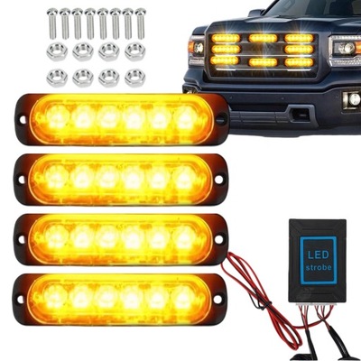 STROBOSKOP LED 12V 24V ZDALNIE STEROWANY DO ATV UTV SUV WYSOKA JAKOŚĆ