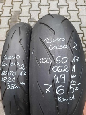 PIRELLI DIABLO ROSSO CORSA 2 200/60/17 120/70/17 