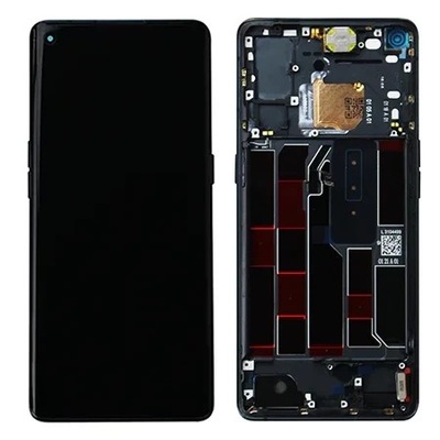 ORYGINALNY WYŚWIETLACZ RAMKA LCD OPPO RENO 4 PRO 5G EKRAN DIGITIZER CZARNY