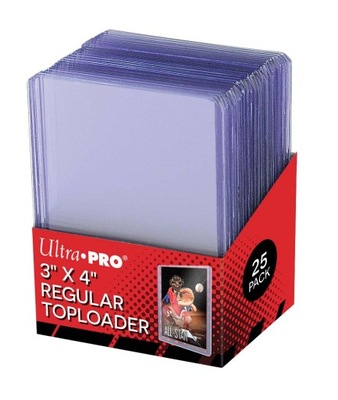 Ultra Pro Toploader Regular Ultra Clear 3×4" 25szt