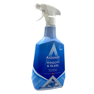 ASTONISH Spray Do Szyb Luster Powierzchni 750 ml